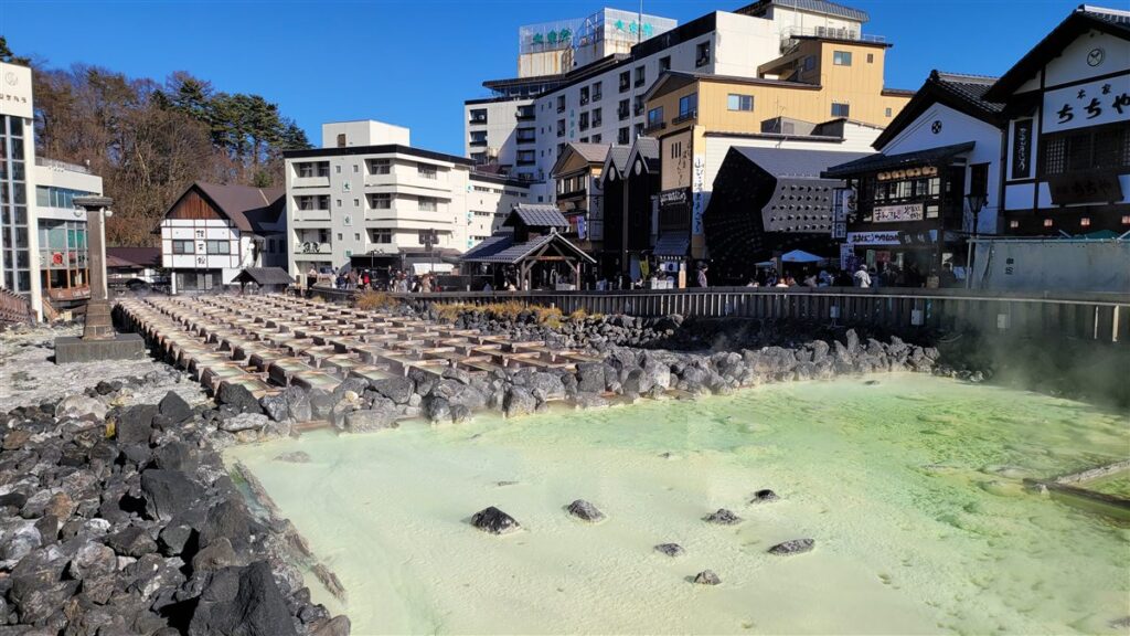草津温泉の湯畑
